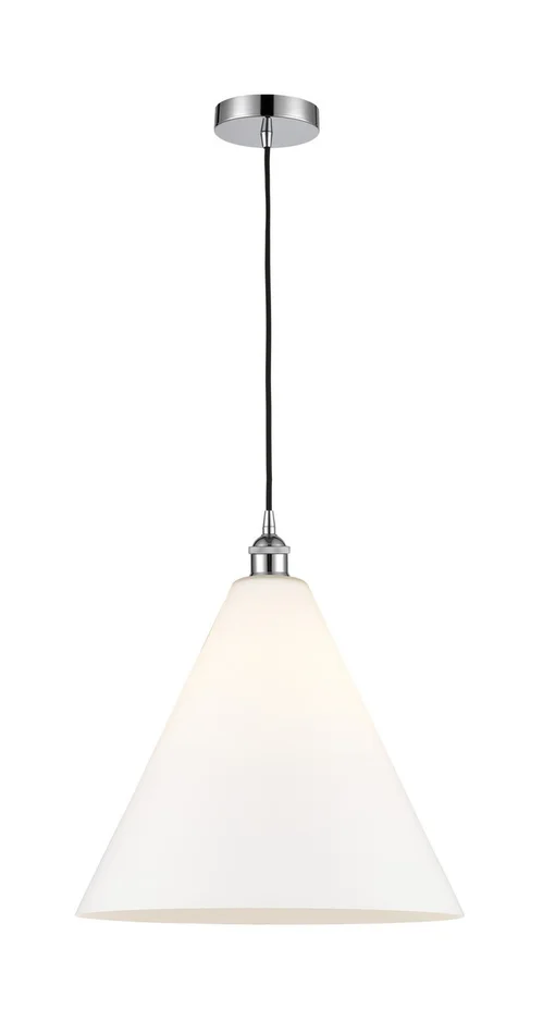 Edison One Light Pendant in Polished Chrome (405|616-1P-PC-GBC-161)