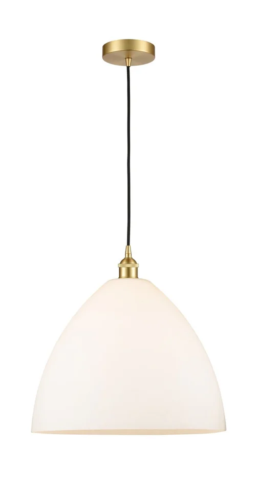 Edison One Light Pendant in Satin Gold (405|616-1P-SG-GBD-161)