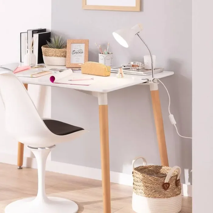 Edit Benzal Desk Lamp – White – Online Lighting