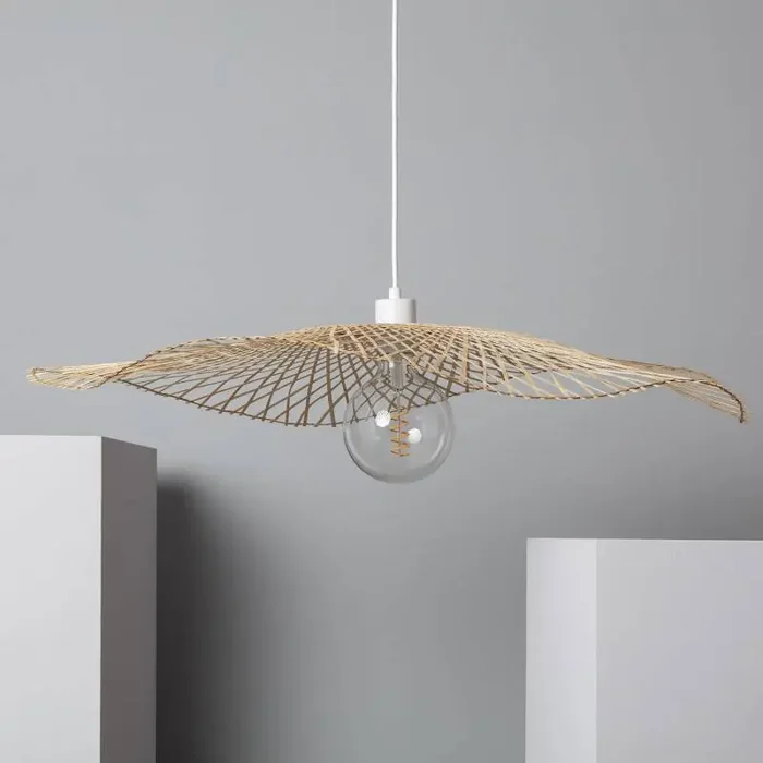 Edit Longnan Rattan Ceiling Pendant Light – Natural – Online Lighting