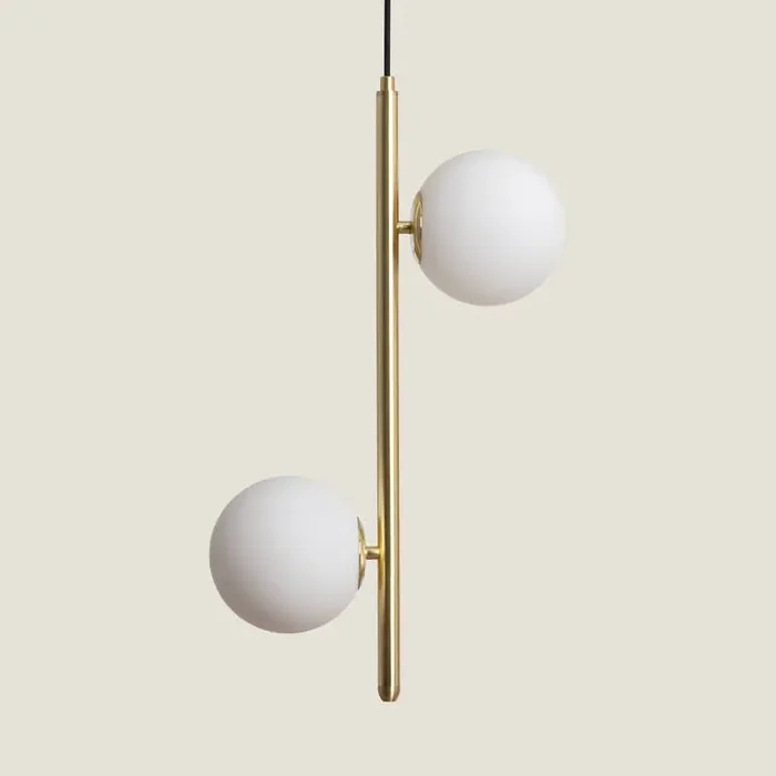 Edit Moonlight 2 Light Ceiling Pendant – Gold – Online Lighting