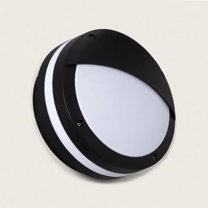 Edit Natoli Round Outdoor Porch Ceiling Light – Black and White – Online Lighting
