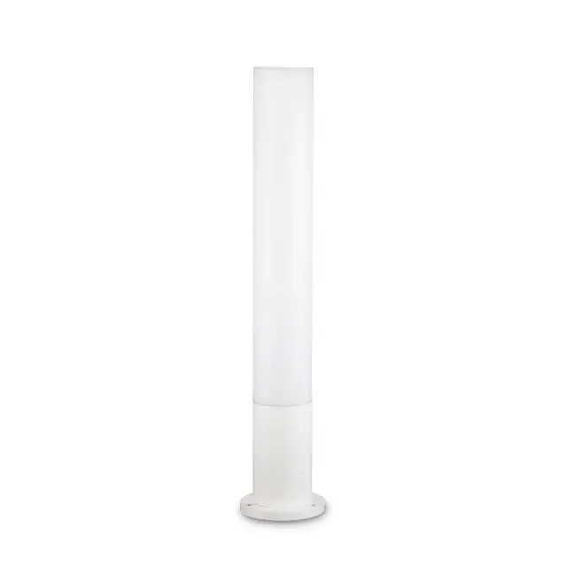 Edo PT1 White with Round Diffuser IP44 Bollard