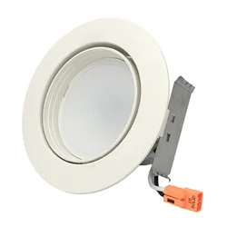 EiKO 09084 – LED/DK4RT/11W/840-DIM-B – 4″ Recessed LED Downlight – 11W – 4000K – Gimbal/Baffle