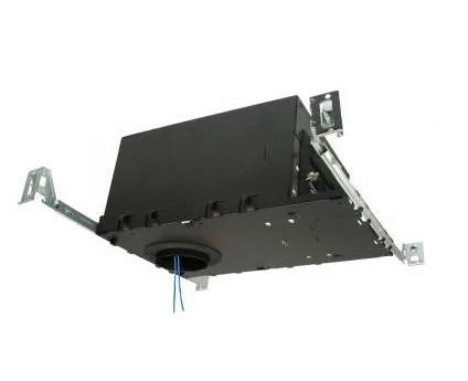 ELCO E1LF1ICAJ – Oak Housings with 12V AC Transformer – 120V – Dimmable – R60 Insulated/Oak Downlight – Electronic Transformer – Black/Silver