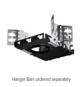 ELCO E3CKTAF15DX-EM – 3″ Koto MAX New Construction Architectural Frame – 3″ 14W 1,500LM – 120-277V – Dimmable – Emergency Battery Backup