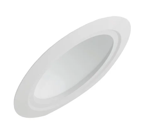 ELCO EL615W – 6″ Sloped Reflector with Gimbal Ring Trim – 150W Max. PAR38 – White/White