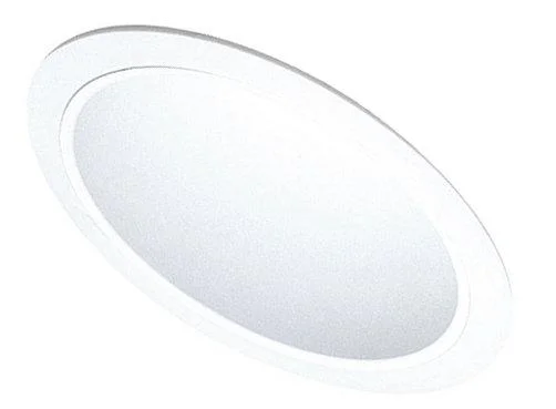 Elco EL616 6 120V and CFL Sloped Reflector Trim – White