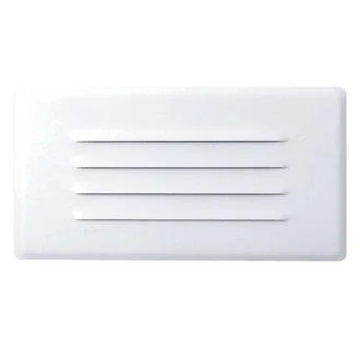 Elco ELST42 40W Incandescent Step Light with Louvered Faceplate – Multiple Finishes