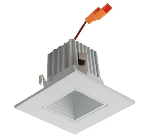 ELCO Lighting E215C0627W 9W 2″ Square LED Baffle Light Engines 2700K, 600lm – White Finish