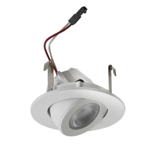 ELCO Lighting E218C18SDW 2″ Round LED High-Lumen Adjustable Light Engine SunsetK, 800lm – White Finish
