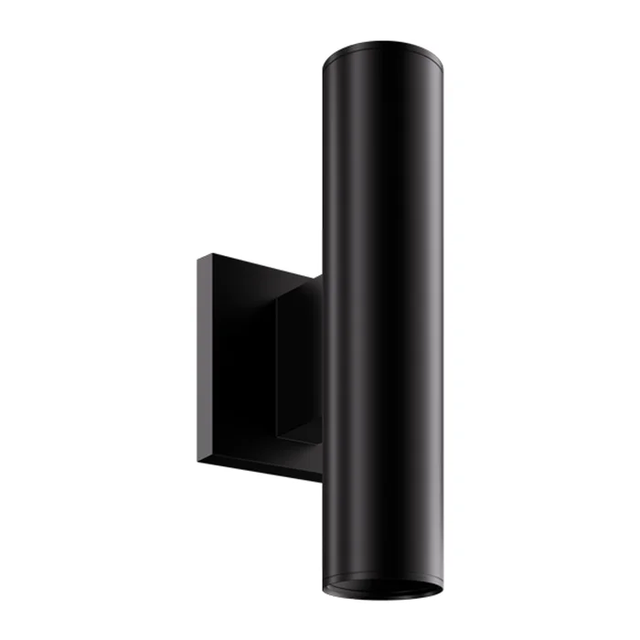 Elco Lighting E25AB07-0924 Koto Sylo 2″ LED Wall Mount, Up and Down Light, 950 Lumens Up/750 Lumens Down, 2400K, Black