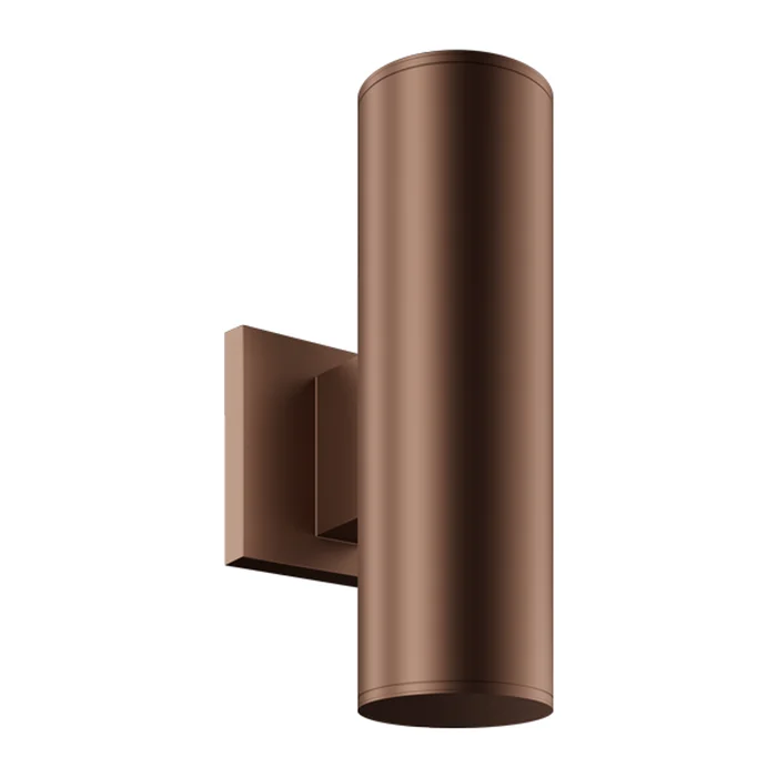 Elco Lighting E36ABZ11-1330 Koto Sylo 3″ LED Wall Mount, Up and Down Light, 1350 Lumens Up/1150 Lumens Down, 3000K, Bronze