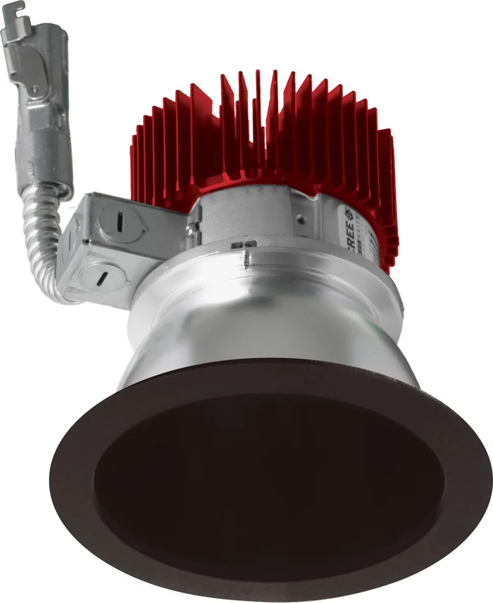 Elco Lighting E410L1635B2 4″ Reflector LED Light Engine Trims 3500K, 21W, 1600LM – Black Finish