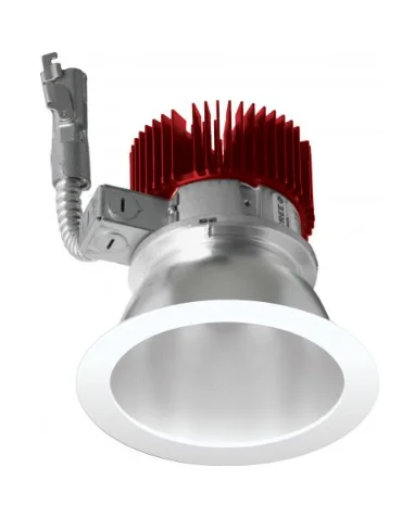 Elco Lighting E410L16SDW-S 4″ Reflector LED Light Engine Trims, 18W, Sunset, 1600lm, Beam Angle 15°, Dimming 0-10V/Triac/ELV (1% Dimming) – White Finish