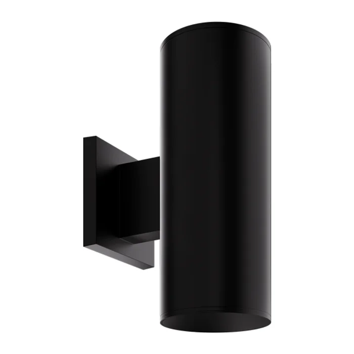 Elco Lighting E42AB11-0924 Koto Sylo 4″ LED Wall Mount, Up and Down Light, 950 Lumens Up/1150 Lumens Down, 2400K, Black