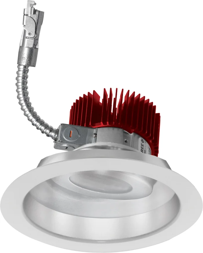 Elco Lighting E617C2035H2 6″ LED Light Engine with Adjustable Reflector Trim 20.6W, 3500K, 60 Deg Beam – Haze/White Finish