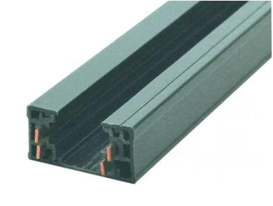 Elco Lighting EC004B 4′, Two Circuit Track Accessory – Black Finish