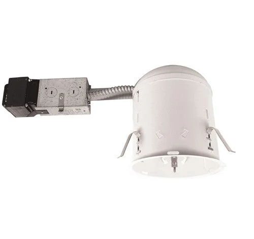 ELCO Lighting EL7RLV 75W 6″ Low Voltage Remodel Housing – White Finish