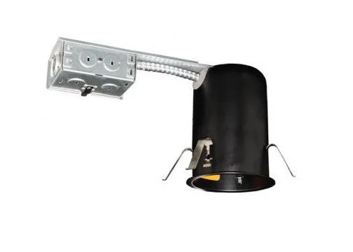 ELCO Lighting EL99RICA 4″ IC Remodel Housing With Adjustable Lampholder – Black Finish