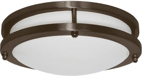 ELCO Lighting ELD21240BZ Darby LED High Lumen Decorative Flush Mount Lights 12 Inch 22W 4000K 1550lm 120V – Bronze Finish
