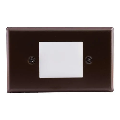 ELCO Lighting ELST76BZ Mini LED Step Light with Frosted Acrylic Lens 0.8W 3000K 12V – Bronze Finish
