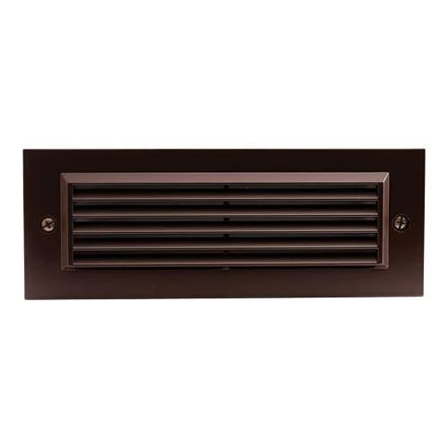 ELCO Lighting ELST81BZ LED Brick Light with Angled Louver 5.4W 3000K 340 lm 120V Bronze Finish