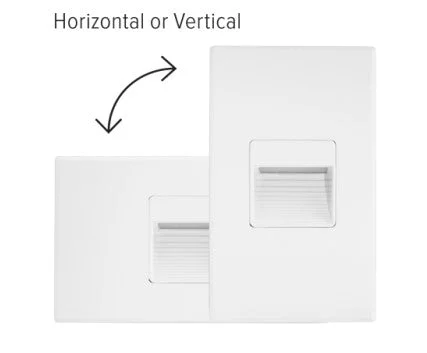 ELCO Lighting ELST9930W Mini LED Step Light 2.5W 3000K 50lm 120V – White Finish