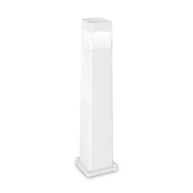 Elisa PT1 White with Transparent Diffuser Resin IP55 Bollard