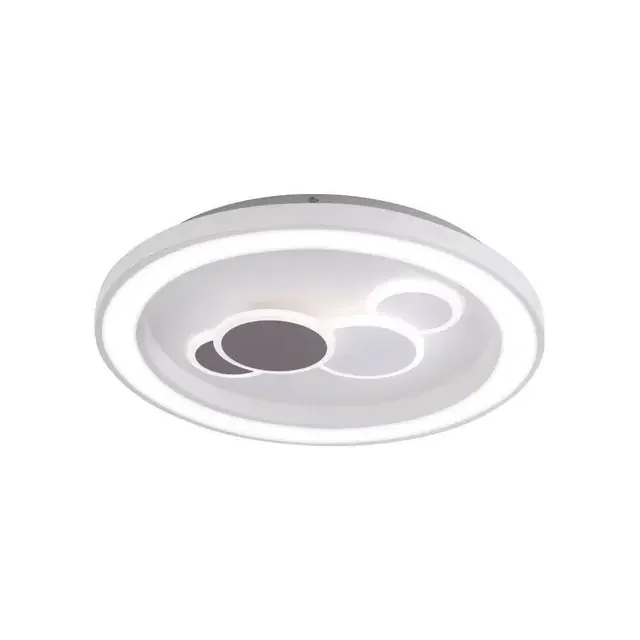 ELIZA White Circle LED Flush Ceiling Light