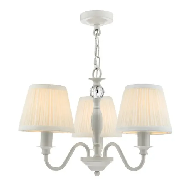 Ellis 3 Light Grey with Shades Pendant Light