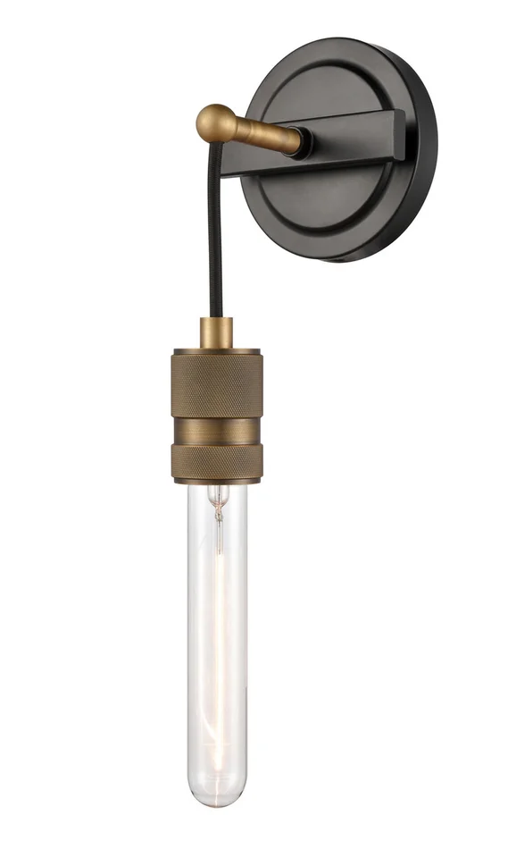 Ellis LED Wall Sconce in Black Antique Brass (405|444-1W-BAB)