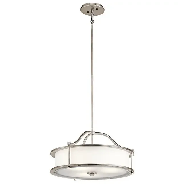 Emory 3 Light Classic Pewter Dual Mount Pendant Light