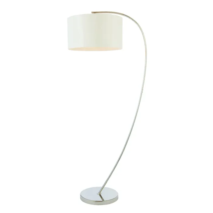 Endon Lighting 72388 Josephine Single Light Floor Lamp Bright Nickel Finish