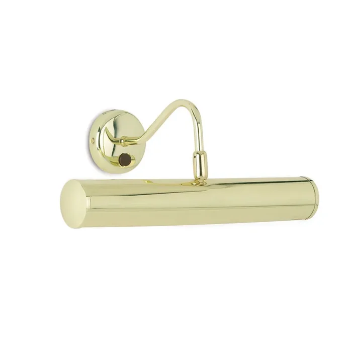 Endon Lighting PL350-E14-SWBP Turner 2 Light Brass Large Picture Light