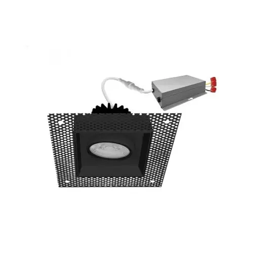 Envision 4″ Single Head Downlights, 120V, Selectable CCT, Trim less, Black