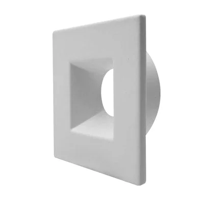Envision DLJBX-1-TRIM-WH-SQ 1″ White Square Smooth Trim