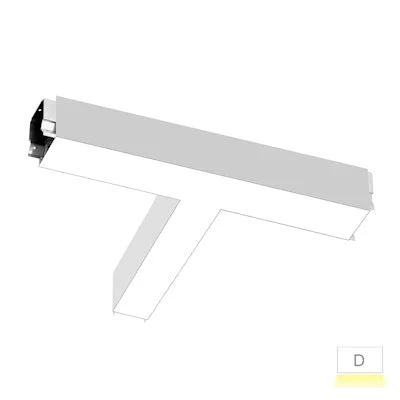 Envision LED-ALIN2-22X10-T-3P36-UD-5CCT-WH ARCY-LINE: 22X10″ T-Shape Downlight