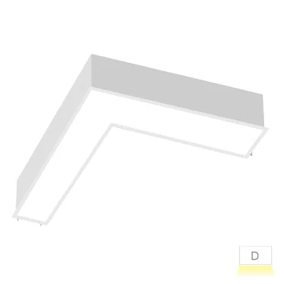 Envision LED-ALIN2-24X24-L-3P25-D-5CCT-WH-TML ARCY-LINE: 24X24″ L-Shape Downlight Recessed Flange