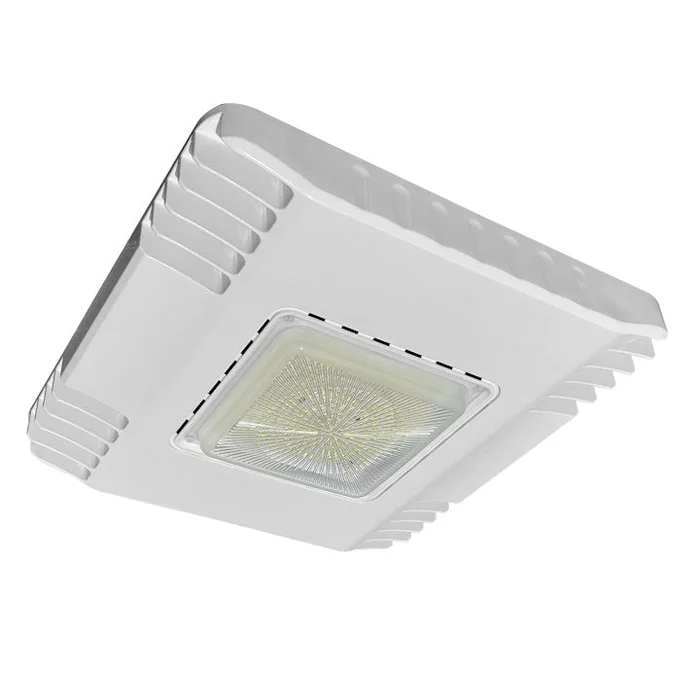 Envision LED-CP2-WH-150W-40/50K, 120-277V, Large Square Canopy Slim-Line – White
