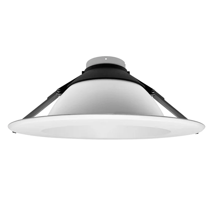 EnVision LED Lighting CADM-8-WH 8″ Round Reflector Trim for CADM Series Downlights, White Reflector with White Flange