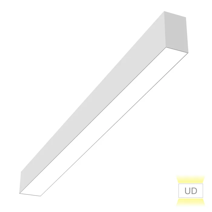 EnVision LED Lighting LED-ALIN2-2FT-3P25-UD-5CCT-WH 2 Ft. Architectural Linear LED Fixture, Uplight and Downlight, 13/19/25W, Selectable CCT (27K/30K/35K/40K/50K), White