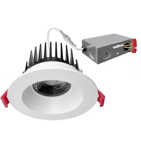 EnVisionLED LED-DLJBX-4RG-18W-5CCT-WH-R – SnapTrim-Line: 4″ Regressed Downlights – 18W – 5-CCT 27/30/35/40/50K – 120V – White