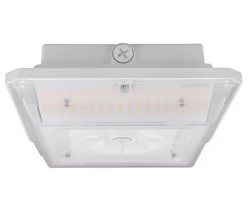 EnVisionLED LED-SQUC-3P60-TRI-WH – ARCY-Line: Square Canopy Fixture – 30/45/60W – 3-CCT 30/40/50K – 120-277V – White