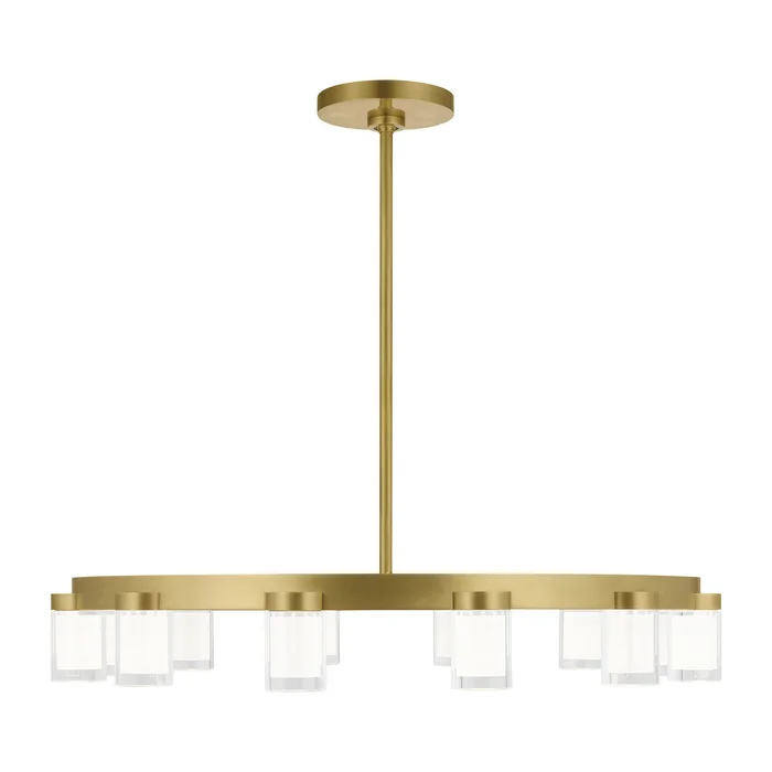 Esfera LED Chandelier in Natural Brass (182|700ESF32NB-LED927-277)