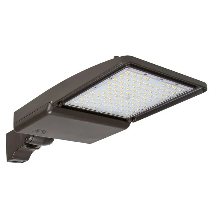 ESL Vision ESL-AL-110W-230-GRRDM4-T4 LED Area Light with Round 4″ Direct Mount, 120-277V, 110W, 3000K, Bronze