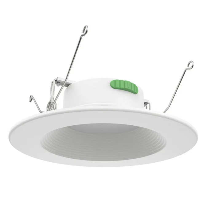 ESL Vision ESL-RTLB-6-15W-12750-WH 6″ Baffled Residential LED Trim Light, 15W, Selectable CCT (2700K/3000K/3500K/4000K/5000K), White