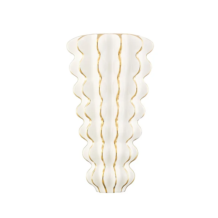 Esperanza Two Light Wall Sconce in Ceramic Gloss White (68|394-02-CGW)