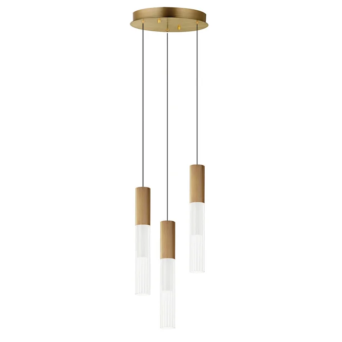 ET2 E11013-144GLD Reeds LED Pendant, Gold
