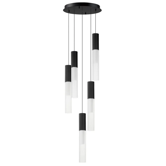 ET2 E11015-144BK Reeds LED Pendant, Black